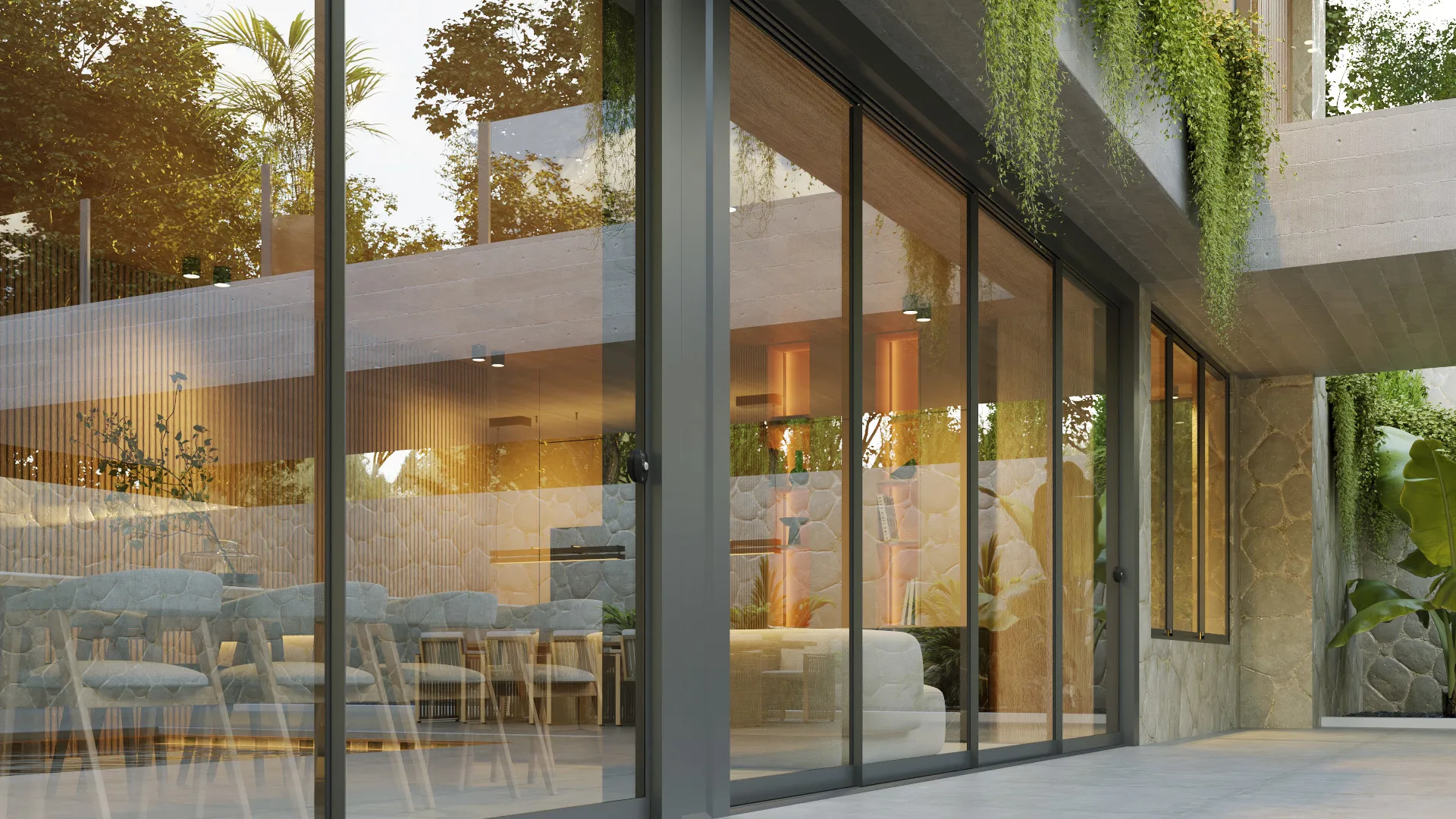 Slide Door Gold